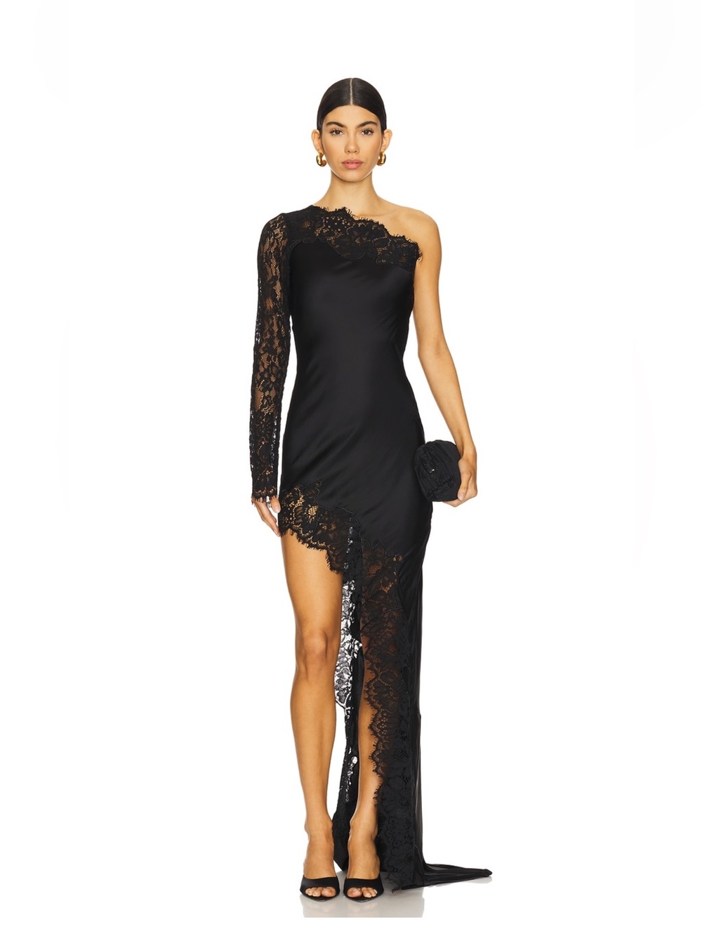 MAJORELLE Saskia Gown in Black